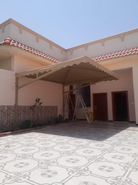 تركيب مظلات حدائق منزلية من قماش pvc في جدة 0505906101